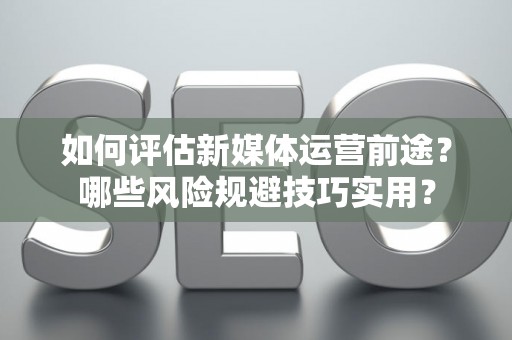 如何评估新媒体运营前途？哪些风险规避技巧实用？